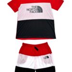 INSPIROWANA THE NORTH FACE Komplety Męskie Czarno-Czerwono-B - zdjęcie 1
