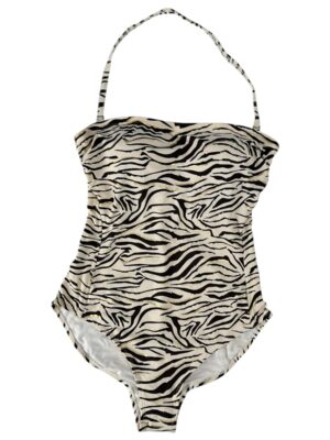 F&F Strój kąpielowy Damski Czarny XXL