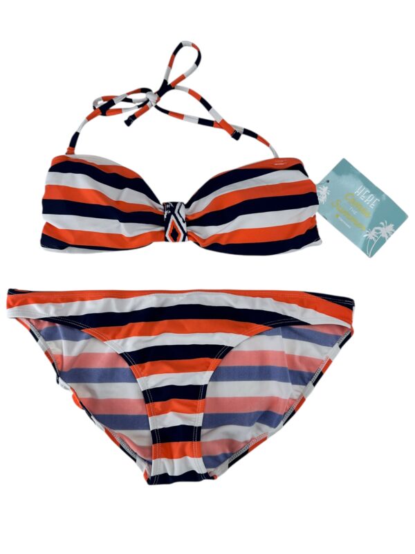 TOM Komplet FRANKS Bikini Damskie Paskowane L