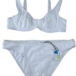 PRIMARK Komplet Kostium Kąpielowy Damski Biały L - zdjęcie 1