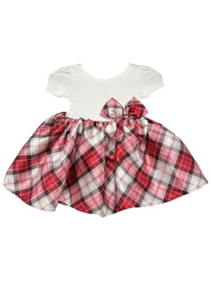 H&M Sukienka Dziecięca Czerwona Krata 92 (87 - 92 cm)