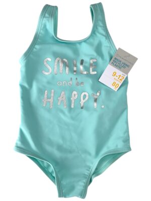 PRIMARK Strój Kąpielowy Dziecięce Niebieski Napis 80 (75 - 8