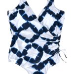 NEXT Strój kąpielowy Damski Niebieski Tie dye 5XL - zdjęcie 1