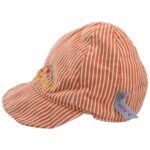 DEBENHAMS Czapka Dziecięca Pomarańczowa Paski 68 - zdjęcie 1
