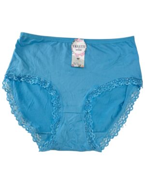 VANETTI Majtki Damskie Niebieskie Koronkowe XXL/XXXL