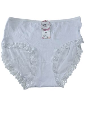 VANETTI Majtki Damskie Białe Koronkowe XXL/XXXL