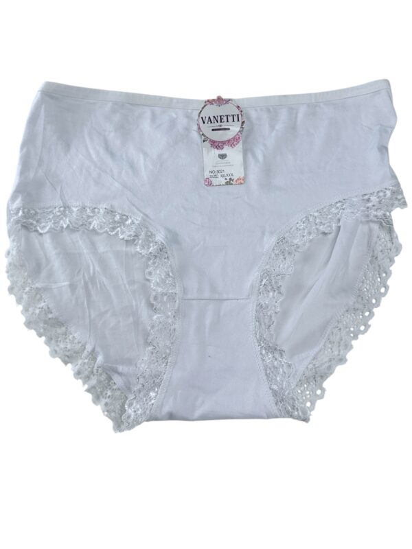 VANETTI Majtki Damskie Białe Koronkowe XXL/XXXL