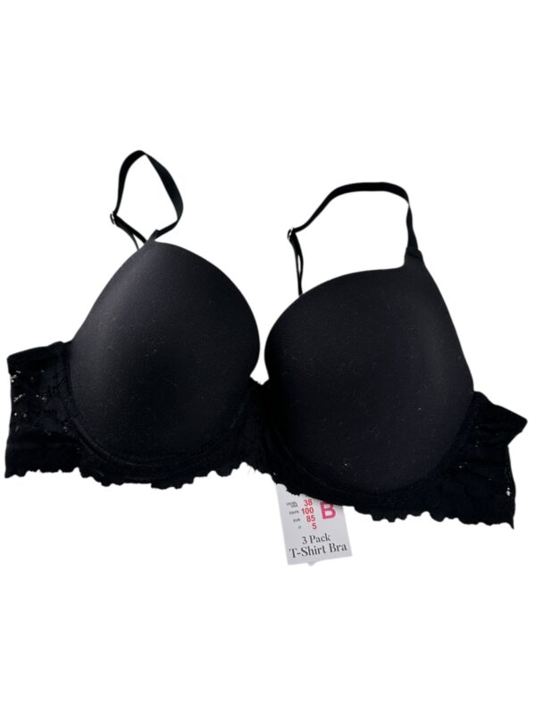 PRIMARK 3-Pack Biustonosz Damski Czarny M 85B