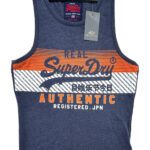 SUPERDRY Koszulka Męska Niebieska M - zdjęcie 1