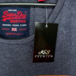 SUPERDRY Koszulka Męska Niebieska M - zdjęcie 3