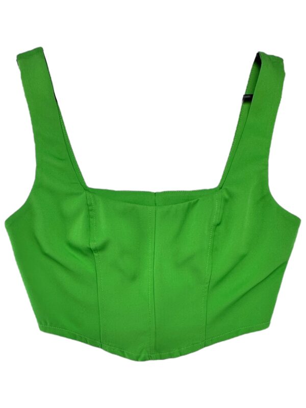 RECLAIMED VINTAGE Top Damski Zielony M