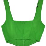 RECLAIMED VINTAGE Top Damski Zielony M - zdjęcie 2