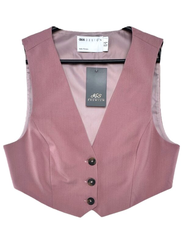 ASOS Kamizelka Damska Różowa L