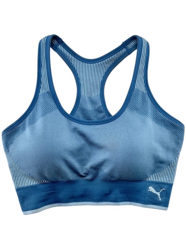 PUMA Top Biustonosz Damski Niebieski M