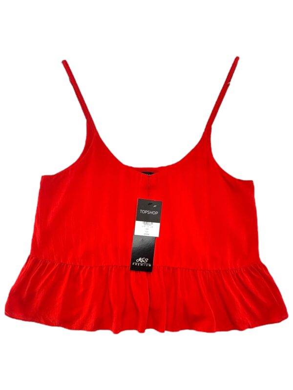 TOPSHOP Top Damski Pomarańczowy M