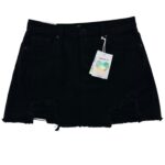 FOREVER 21 Spódnica Damska Czarna L Z Dziurami - zdjęcie 1