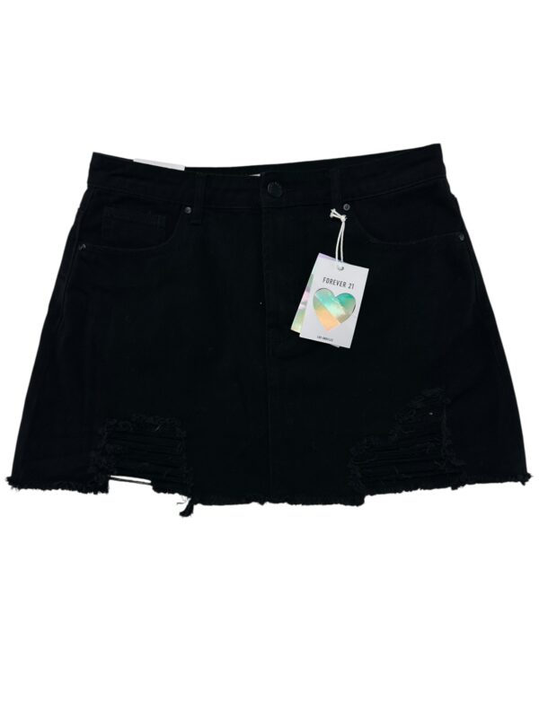 FOREVER 21 Spódnica Damska Czarna L Z Dziurami