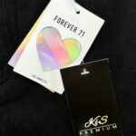 FOREVER 21 Spódnica Damska Czarna L Z Dziurami - zdjęcie 3