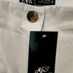 ZARA Spodnie Damskie Beżowe M - zdjęcie 3