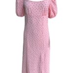 MISS SELFRIDGE Sukienka Damska Różowa Groszki M - zdjęcie 1