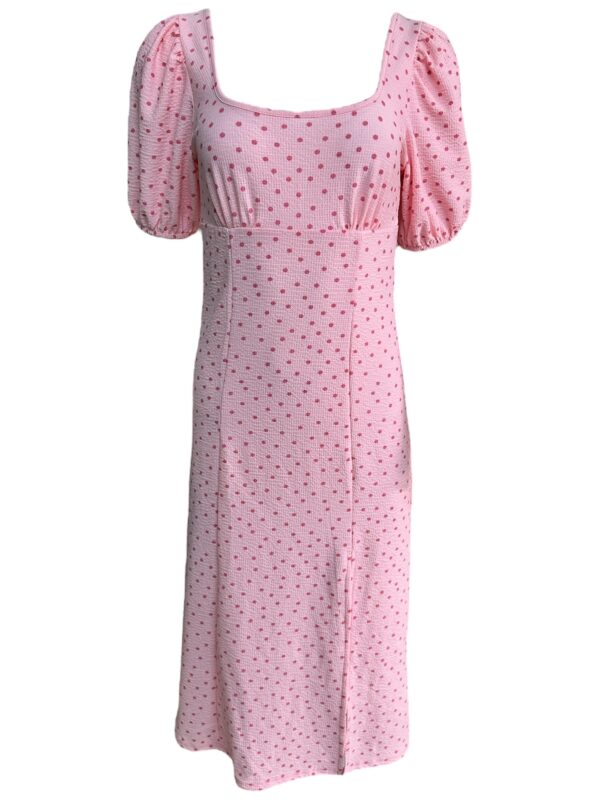 MISS SELFRIDGE Sukienka Damska Różowa Groszki M