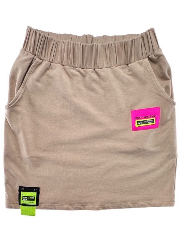 ELITE Spódnica Damska Beżowa S