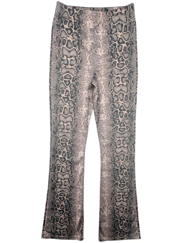 TOPSHOP Legginsy Damskie Beżowe Wzór Zwierzęcy XS