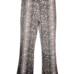 TOPSHOP Legginsy Damskie Beżowe Wzór Zwierzęcy XS - zdjęcie 2