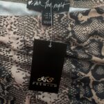 TOPSHOP Legginsy Damskie Beżowe Wzór Zwierzęcy XS - zdjęcie 3