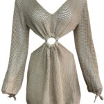 Narzuta Damska Beżowa L/XL - zdjęcie 1