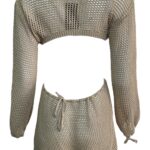 Narzuta Damska Beżowa L/XL - zdjęcie 2