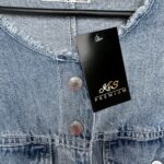 BERSHKA Sukienka Damska Niebieska L - zdjęcie 3