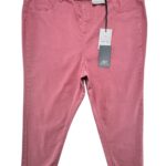 YOURS Jegginsy Damskie Różowe 4XL - zdjęcie 1