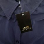 ZARA Koszula Damska Granatowa Marszczona S - zdjęcie 3