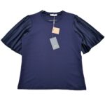 GALLERY Bluzka Damska Granatowa S - zdjęcie 1