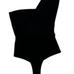 PRETTYLITTLETHING Body Damskie Czarne S - zdjęcie 2