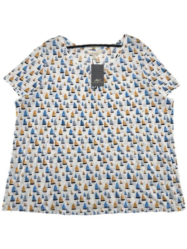 SEASALT CORNWALL Koszulka Damska Wielokolorowa Wzór Żaglówki