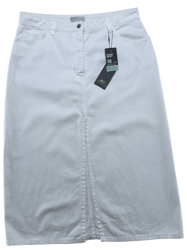 PRIMARK Spódnica Damska Biała 3XL