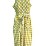 TU Sukienka Damska Żółta Kratka 4XL Bawełna - zdjęcie 1