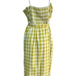 TU Sukienka Damska Żółta Kratka 4XL Bawełna - zdjęcie 2