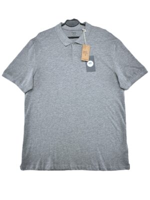 NEXT Koszulka Polo Męska Szara XL Bawełna