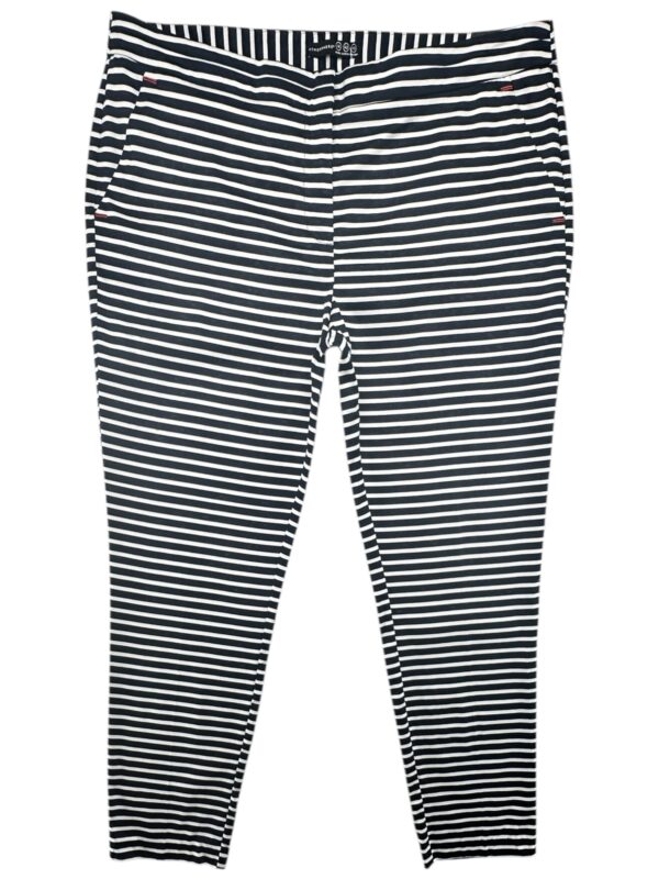 ATMOSPHERE Spodnie Damskie Czarne Paski XL