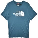THE NORTH FACE Koszulka Męska Niebieska Odbarwienie S - zdjęcie 1