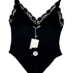 ZARA Body Damskie Czarny L - zdjęcie 2