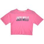 JACK WILLS Koszulka Dziecięca Różowa 140 - zdjęcie 1