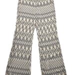 ZARA Spodnie Damskie Beżowe Geometryczne M - zdjęcie 1