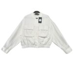 ZARA Kurtka Damska Biała XS/S Len - zdjęcie 1