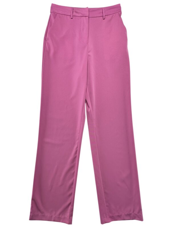 VILA Spodnie Damskie Różowe S
