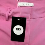 VILA Spodnie Damskie Różowe S - zdjęcie 3