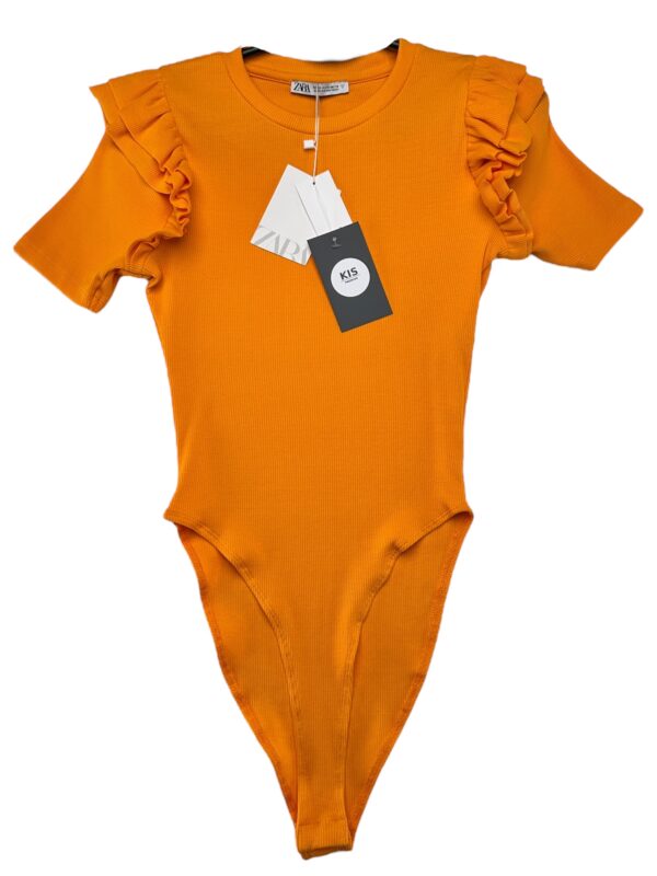ZARA Body Damskie Pomarańczowe M